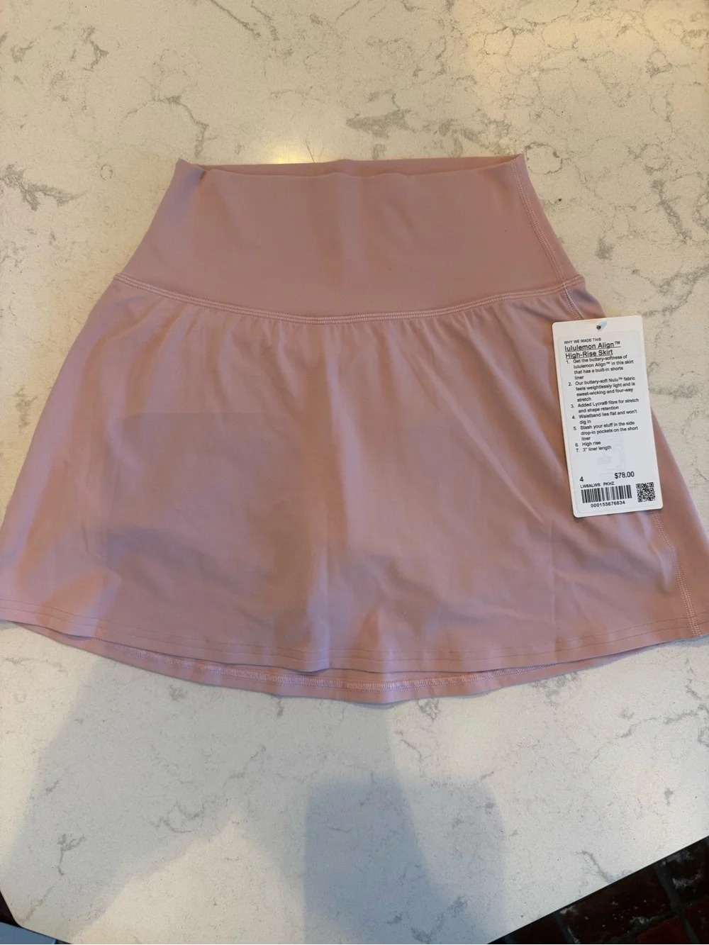 Lululemon Align Skirt/skort NWT high rise size 4